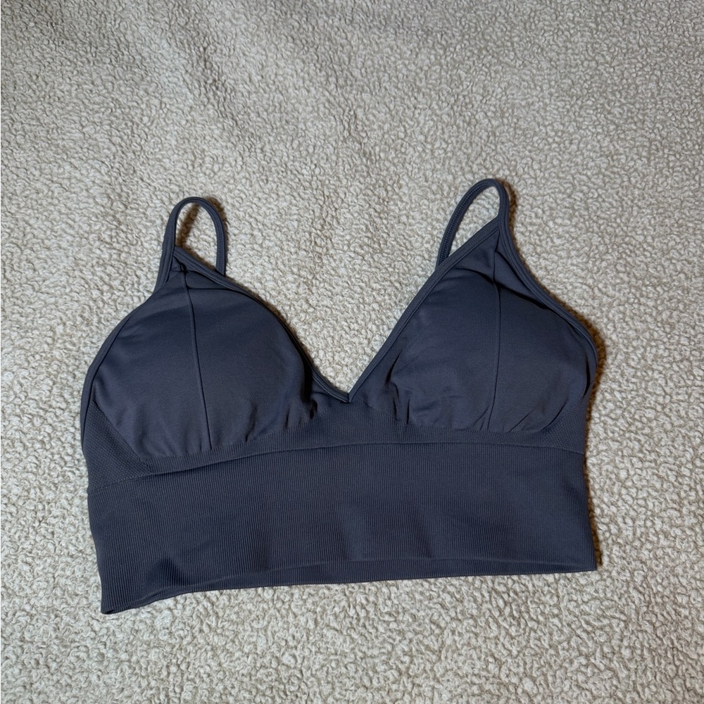 Women's Dark Gray Sports Bra
